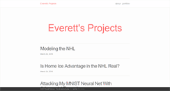 Desktop Screenshot of everettsprojects.com