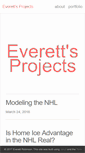 Mobile Screenshot of everettsprojects.com